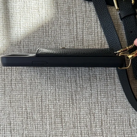 Bandolier Black Phone Case with Gold Accent ~ iPhone 13 - Picture 3 of 6